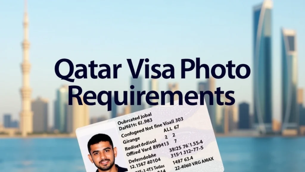 Qatar Visa Photo Requirements