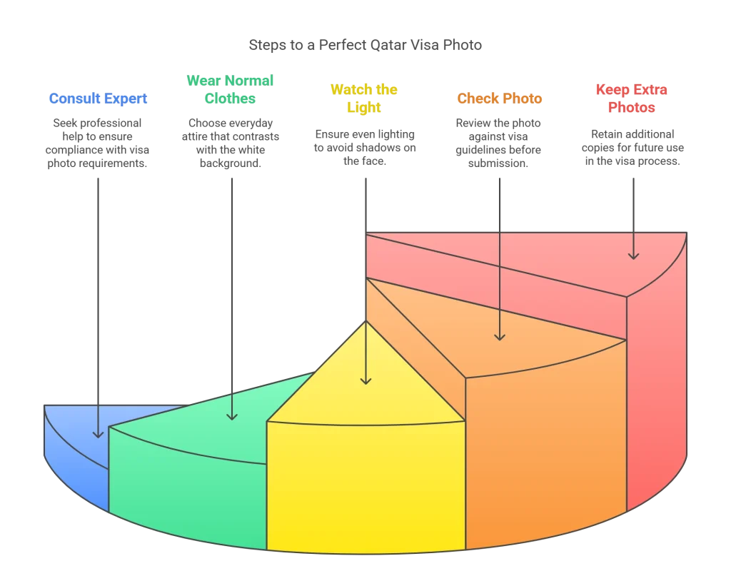 Steps to a Perfect Qatar Visa Photo